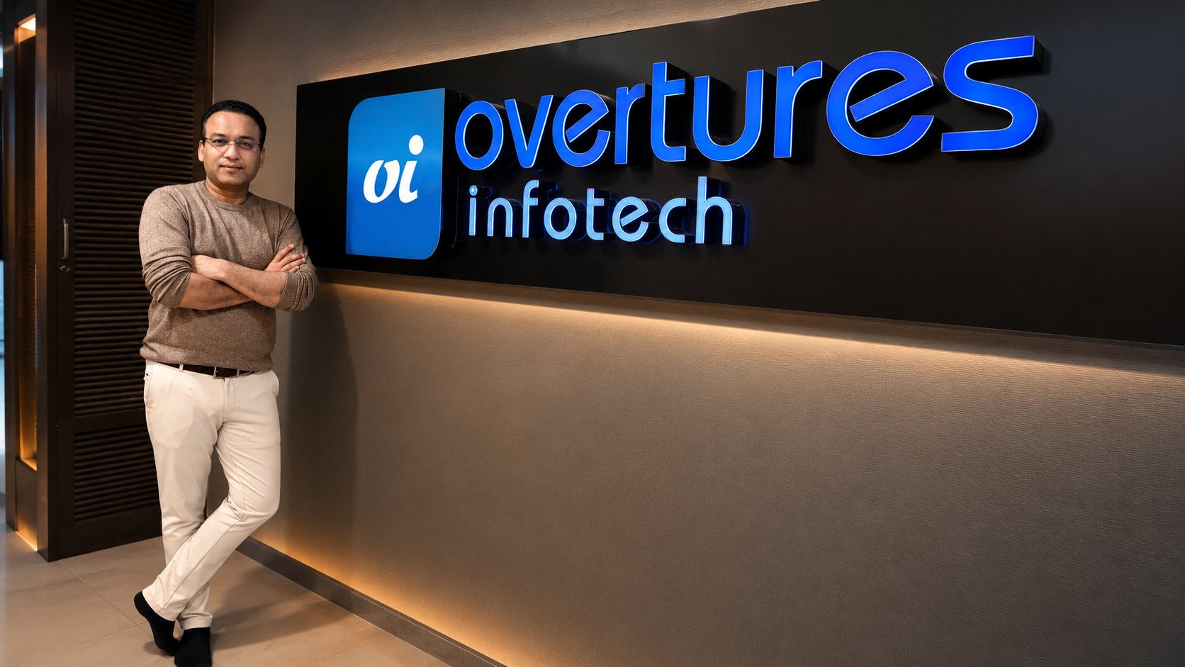 OVERTURES office brand wall